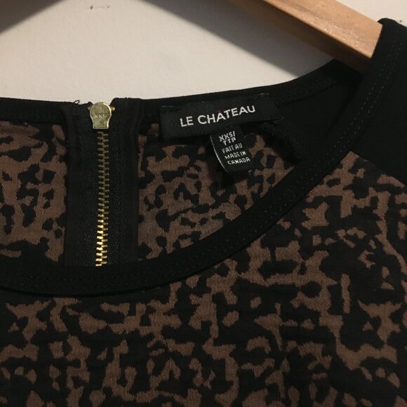 Y2K Abstract Print Sleeveless Peplum Top - Picture 9 of 15